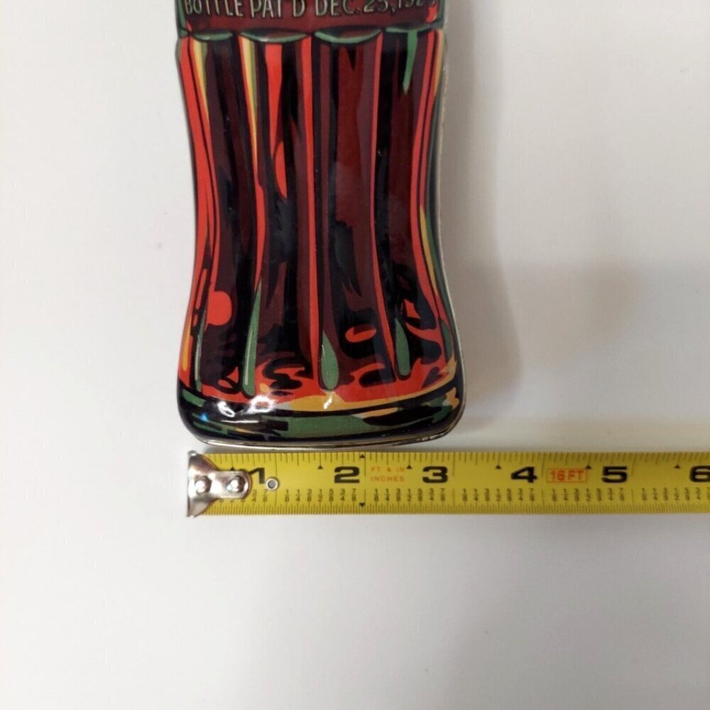 Vintage Coca Cola Soda Pop Bottle Shaped Tin Container Box 2003 Metal - Picture 11 of 13